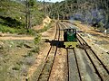 Locomotora diésel del tren turístico, 2007.