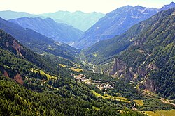 Vue panoramique du val Cairasca.