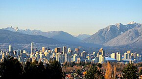 Vancouver skyline from Queen Elizabeth Park