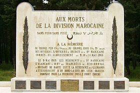 Monument aux morts de la Division marocaine