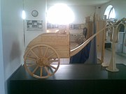 chariot model, Arkaim museum