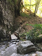 Патека која води до водопадот