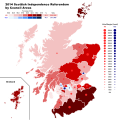 2014 Scottish independence referendum "No" vote (55.30%)