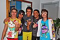 Image 169Brazilian indie pop group Restart wearing "colorido" fashion, popular for most of the early 2010s in Brazil (from 2010s in fashion)