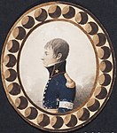 Carl Fredrik Akrell som löjtnant i Fältmätningskårens uniform, 1807