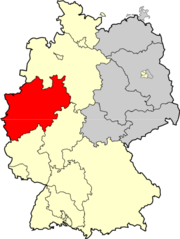 Territoire de la 2.Oberliga West de 1949 à 1963