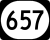 Kentucky Route 657 marker