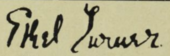 signature d'Ethel Turner