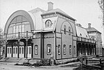 Folkets Hus på Östermalmsgatan, biblioteksrum 1908–1948.