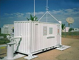 GONG shelter in Learmonth, Australia