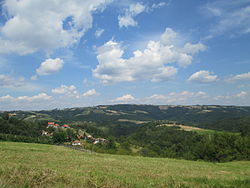 View over the village