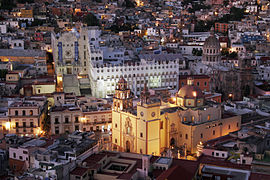 Guanajuato city panorama