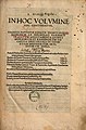 Dioscorides, version by Barbaro, 1516: title