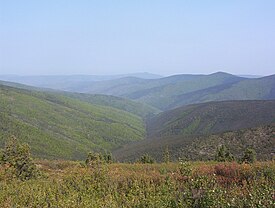 域内のハンカー川渓谷