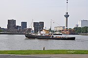 Rotterdam: veduta del porto con l' Euromast