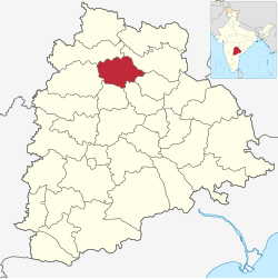 Location in Telangana