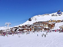 Le village de Val Thorens en février 2019.