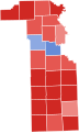 2020 House Election in Kansas' 2nd District by County