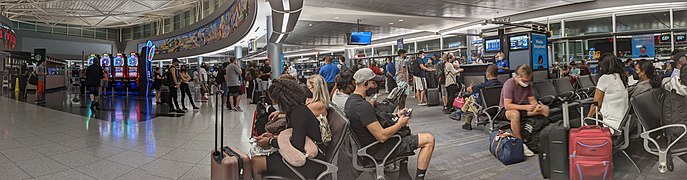 McCarren International Airport during the COVID-19 pandemic in the United States