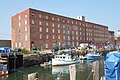 The primary building at Merrill's Wharf as it appears today.