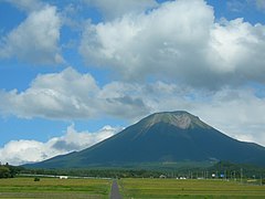 Le volcan Daisen.