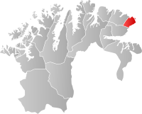 Localisation de Vardø