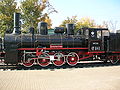 Russian locomotive class O Ov-841 at Moscow Railway Museum at Rizhsky station