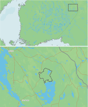 Der Nationalpark Patvinsuo liegt in Ostfinnland nördlich des Sees Koitere