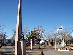 The main square of Casupá