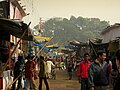 Shoppers at the Poush Mela Fair