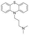 Chemical structure of Promazine.