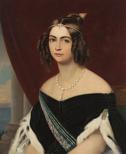 Amélie of Leuchtenberg, by Friedrich Dürck