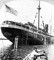 Roosevelt's Rough Riders leaving Tampa aboard the transport Concho headed for Santiago de Cuba