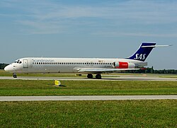 MD-87 בשירות סקנדיביאן איירליינס