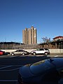 Tracey Towers on a bright day.