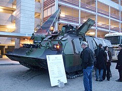 Un des sept chars de dépannage DNG/DCL du 501e RCC en 2010. Un total de 18 chars de dépannage de ce type sur les 20 reçus sont en service dans l'armée de terre française en 2016.