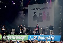 The Futureheads perform at the 2005 Glastonbury Festival