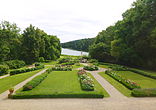 Slottsparken sedd från Stora matsalen