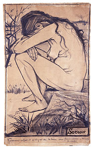Sorrow, by Vincent van Gogh