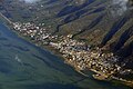 Aerial view of the town