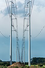 Wintrack pylons in the Netherlands