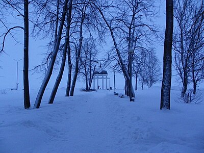 Бульвар зимой