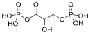 The "mixed anhydride" 1,3-bisphosphoglyceric acid occurs widely in metabolic pathways.