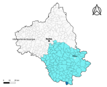 Arnac-sur-Dourdou dans l'arrondissement de Millau en 2020.