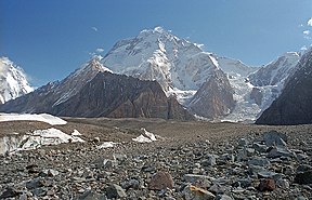 Broad Peak soos gesien vanaf Concordia