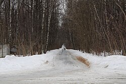 В районе пересечения с Бумажной просекой