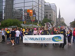 Alex Munter mayoral campaign at the 2006 parade