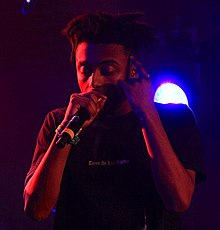 Aminé performing at South by Southwest, 2017