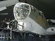 B-17G爆撃機の機首下面機銃塔