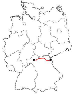 Verlauf der B 303